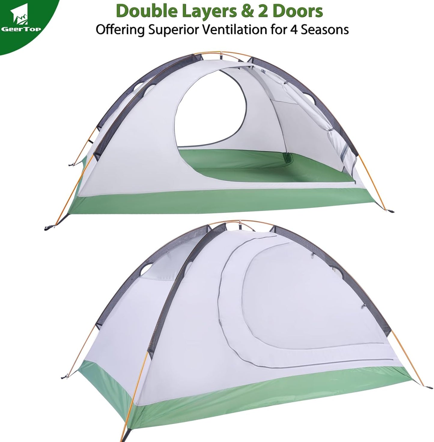 Ultralight 2 Person Backpacking Tent