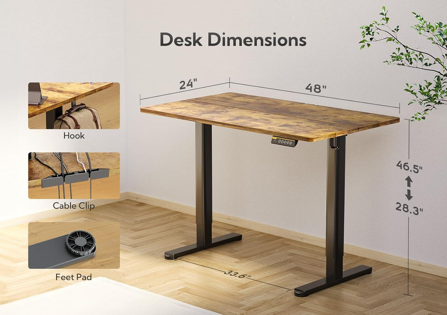 Electric Adjustable Height Standing Desk