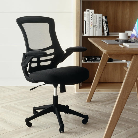 Mid-Back Black Mesh Office Chair