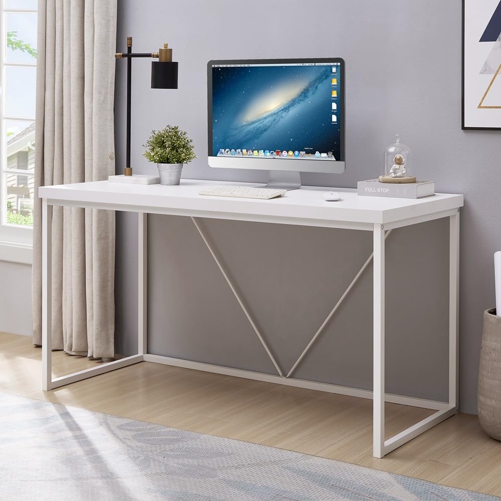 Metal and Wood Office Desk