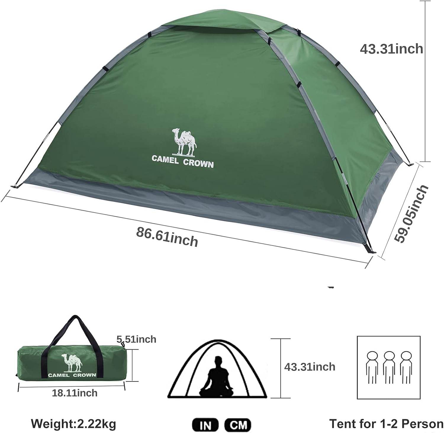 crown tent CAMEL CROWN Tents for Camping – McVea Emporium