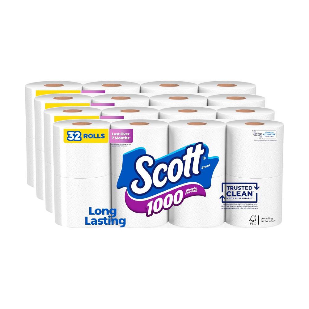 Scott 1000 Trusted Clean Bath Tissue